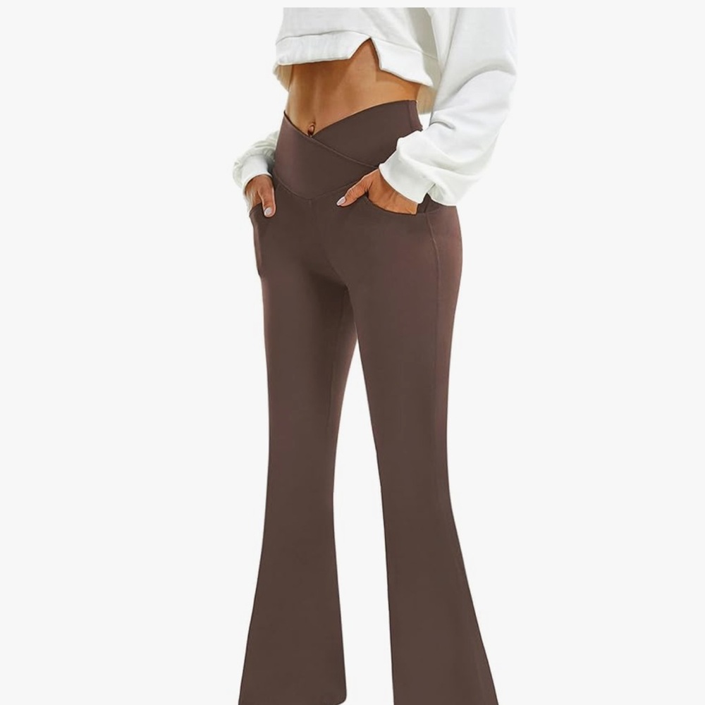Women's Brown Flare Pants
